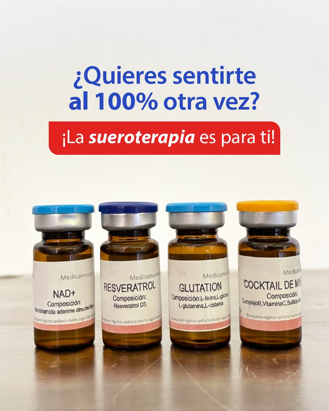 Servicios Vitales de Salud Facebook ad: Este es el secreto: Sueroterapia Recuperarás tu vitalidad…