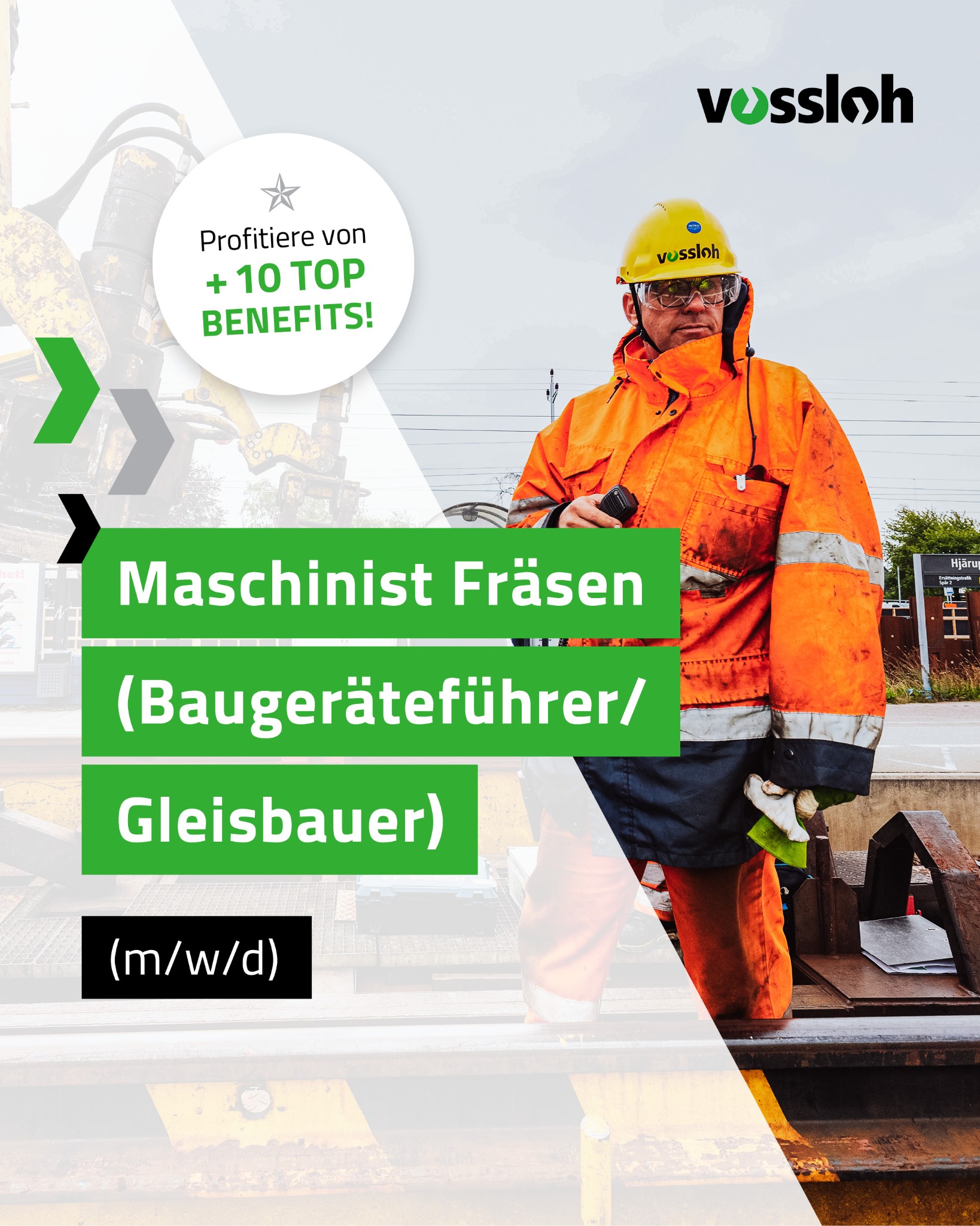 Vossloh Rail Services GmbH Facebook ad from Mar 13, 2026