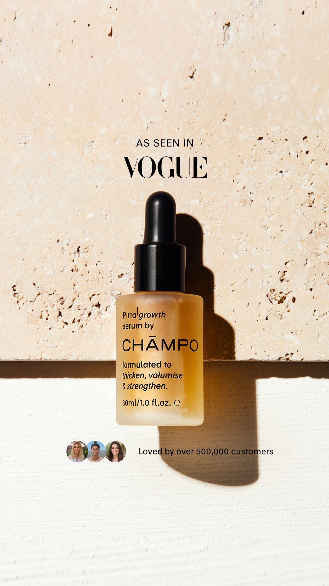 Chāmpo Haircare Facebook ad