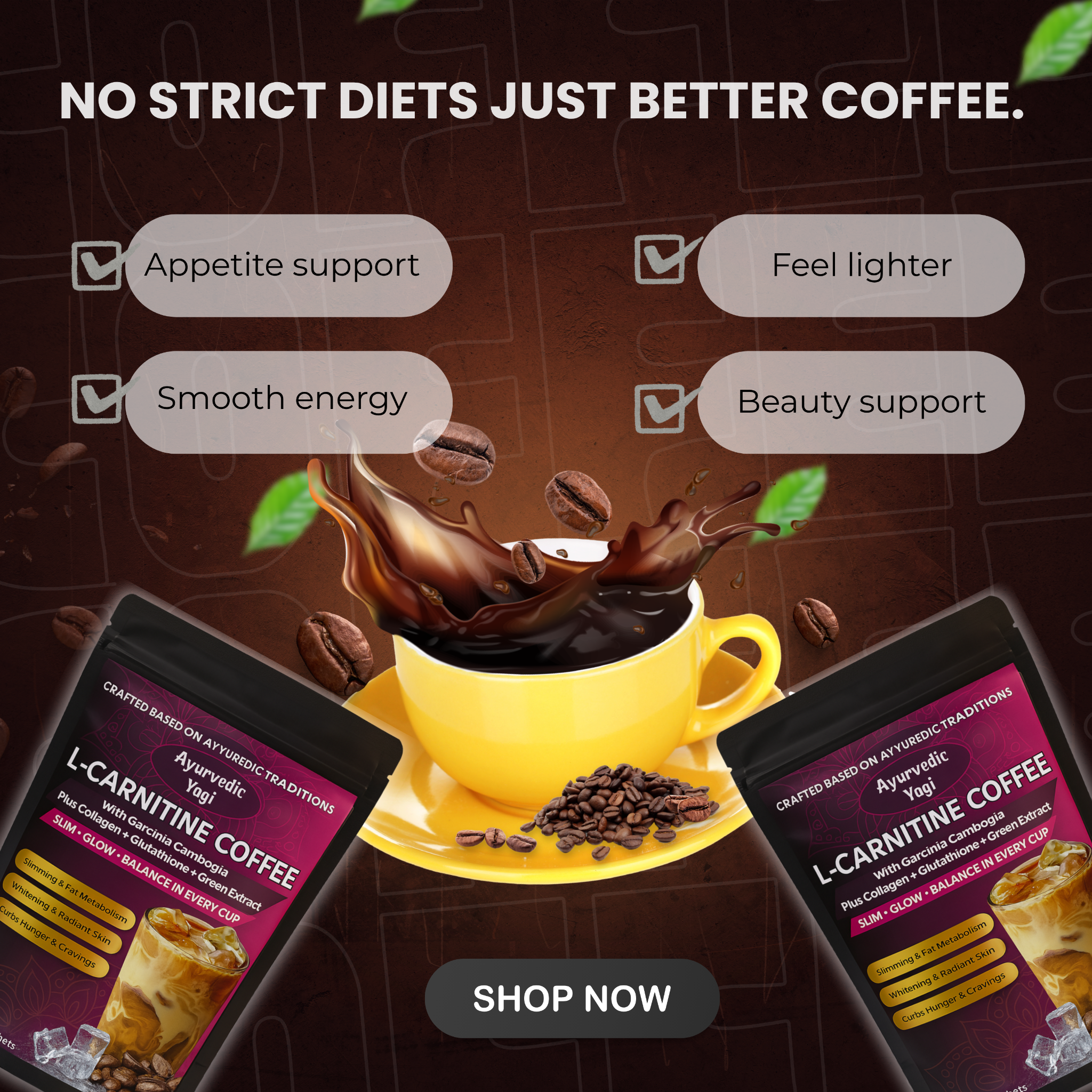 Glow While You Slim Facebook ad: A Better Daily Choice!