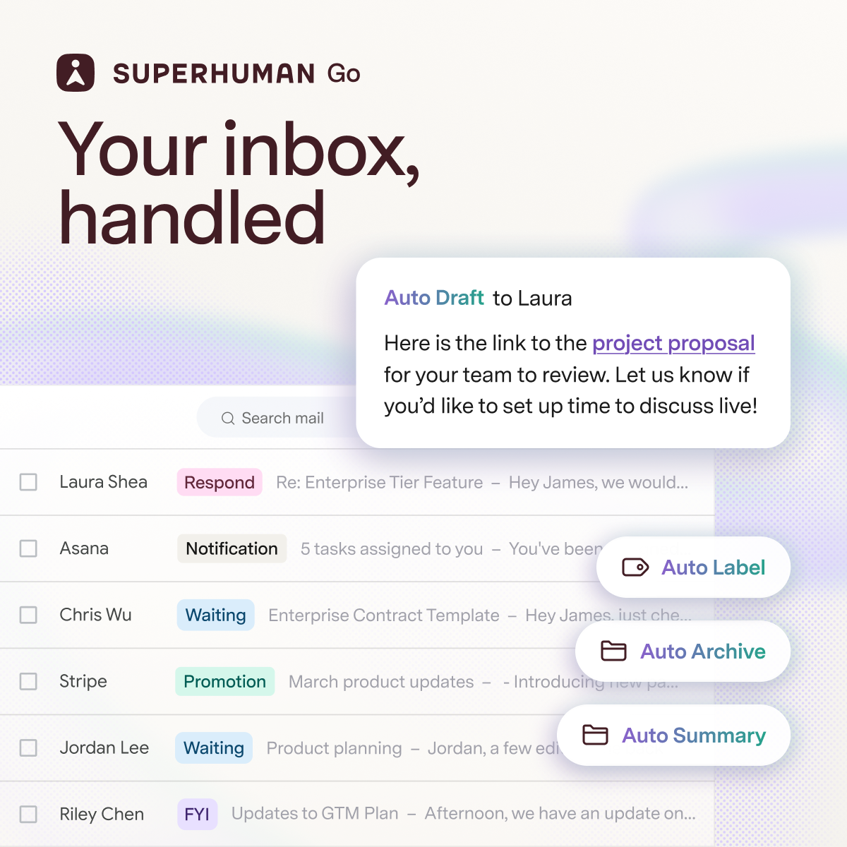 Superhuman Facebook ad: Know what needs to happen