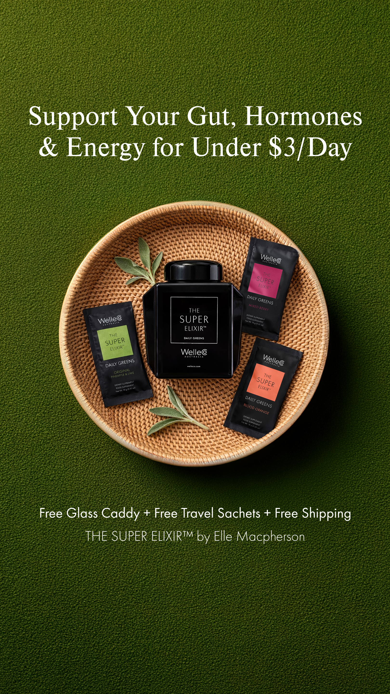 WelleCo Facebook ad