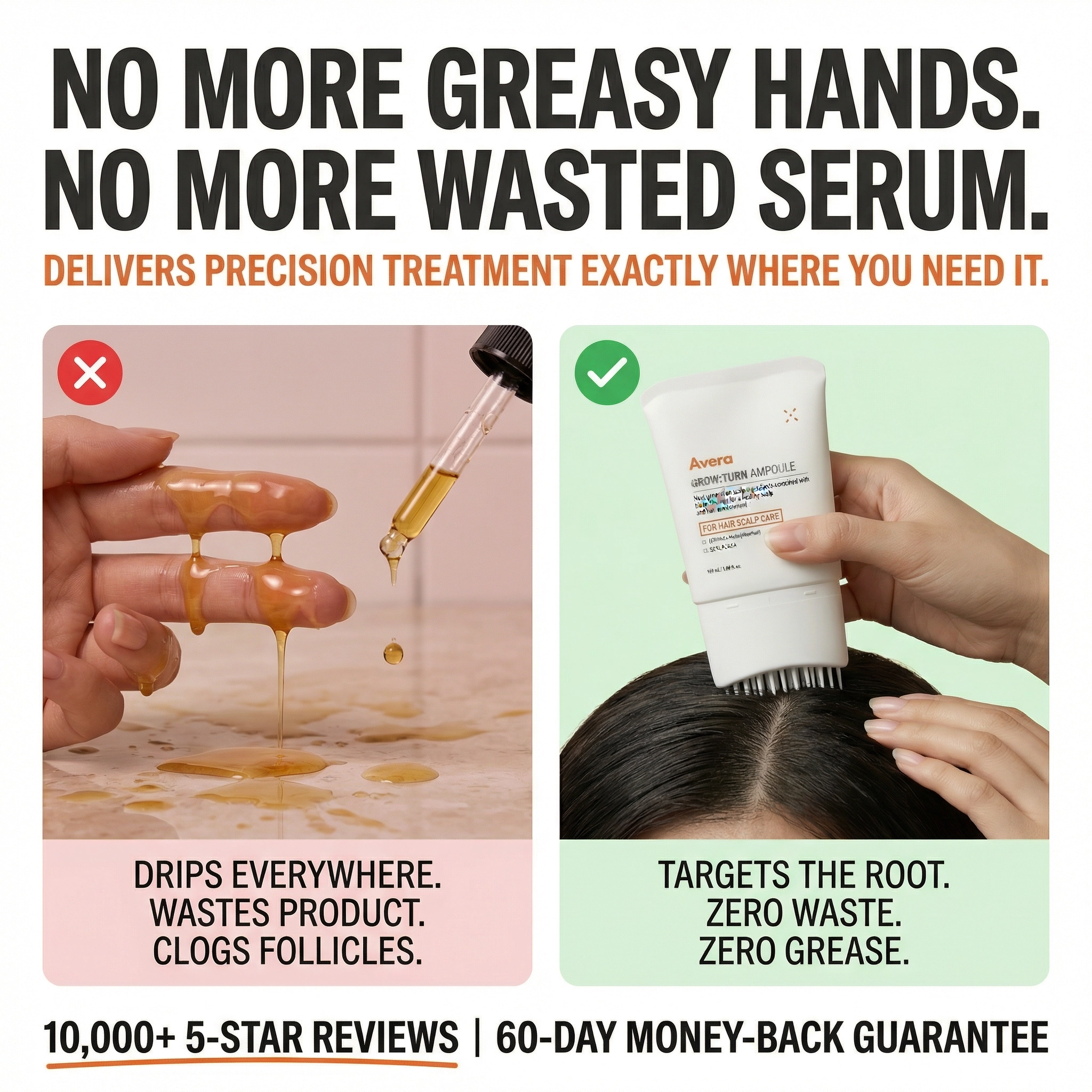 Avera Facebook ad: Korea's #1 Hair Growth Serum