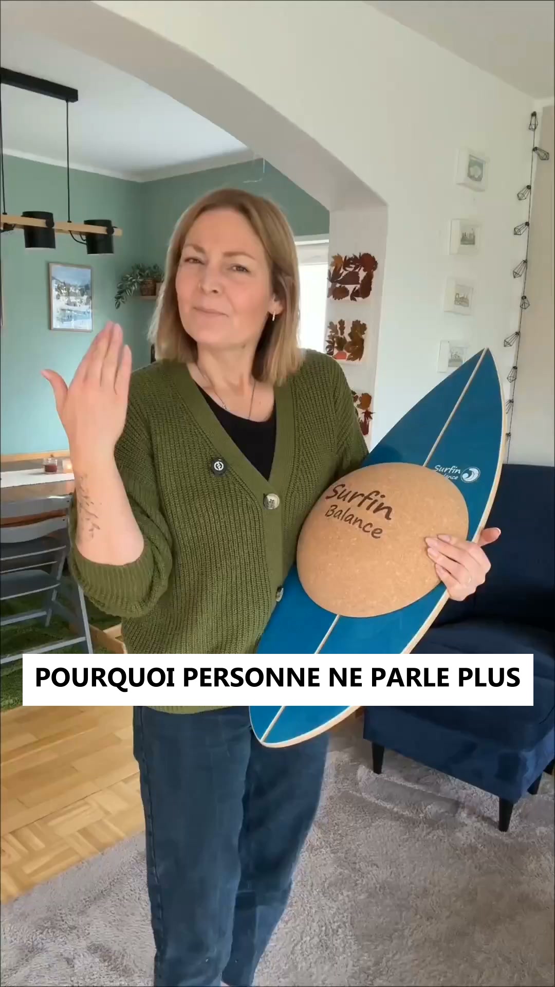 Surfin Balance Facebook ad: 10 minutes par jour pour retrouver équilibre et mobilité