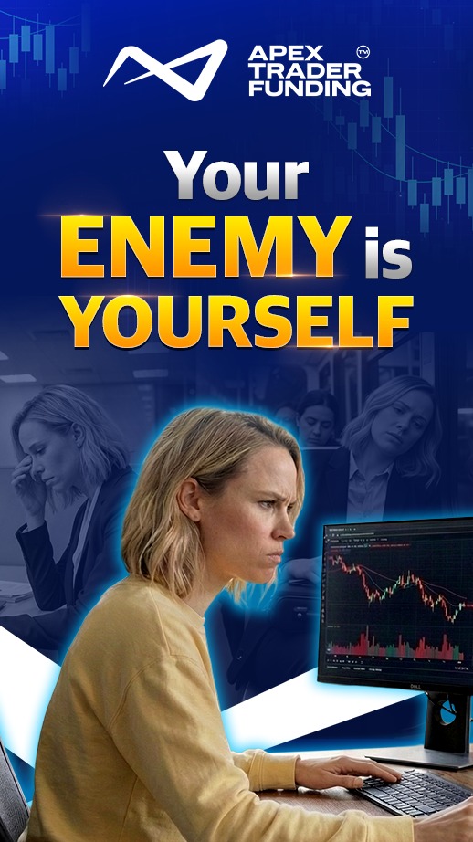 Apex Trader Funding Facebook ad: Discipline is how you scale.
