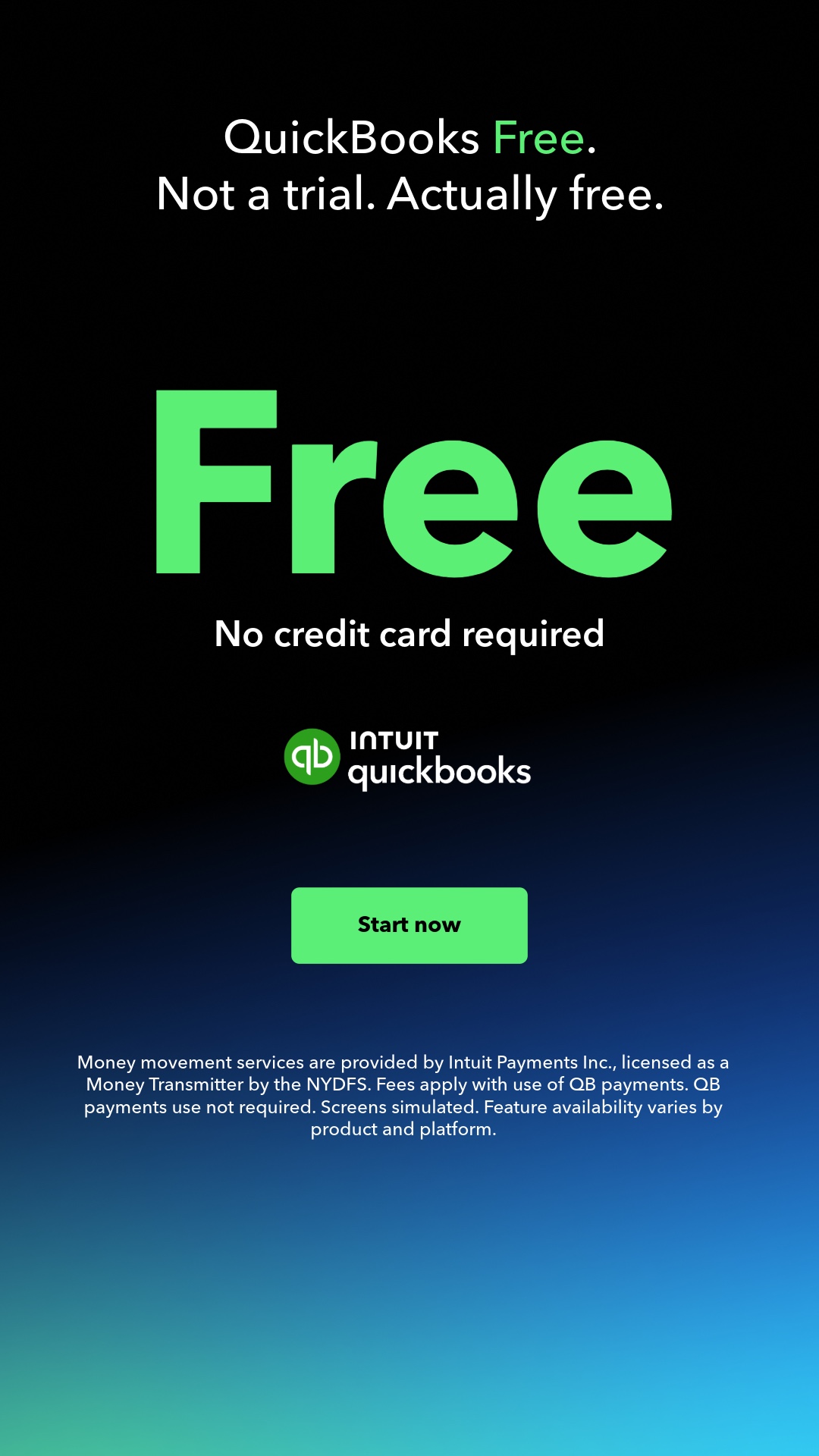 Intuit QuickBooks Facebook ad