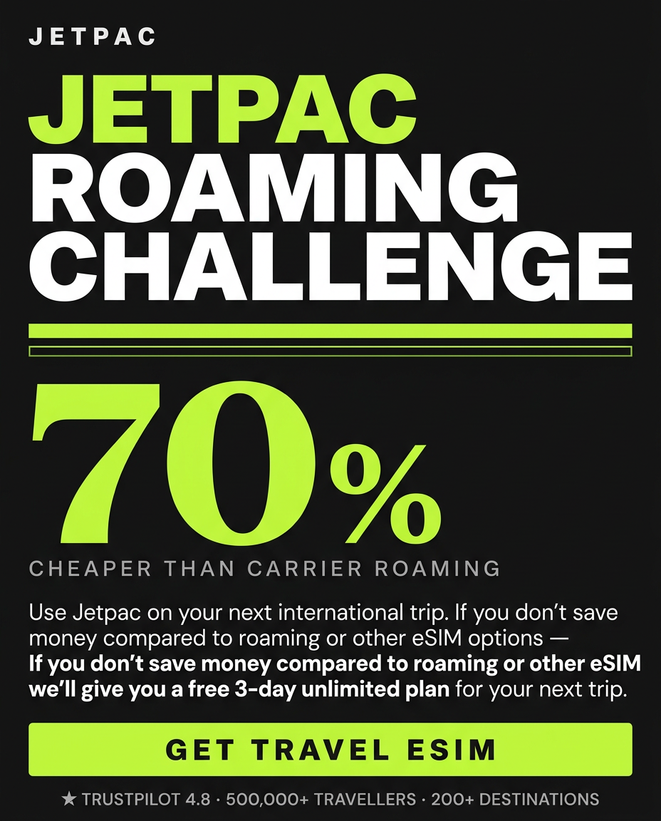 Jetpac Facebook ad