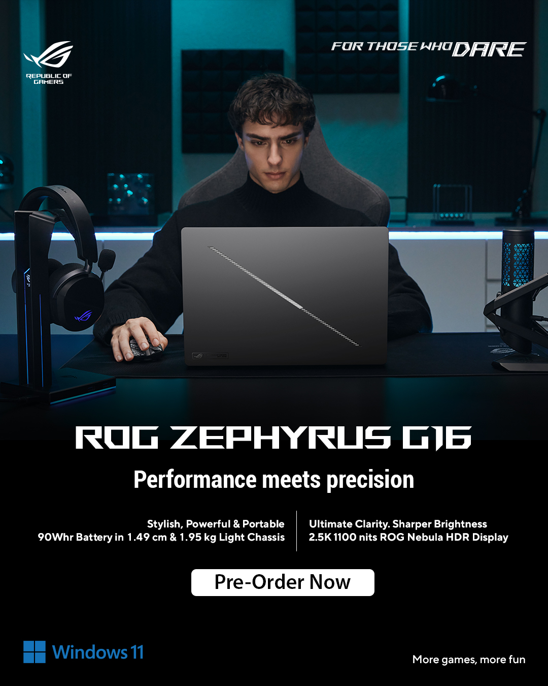 ASUS Republic of Gamers Facebook ad