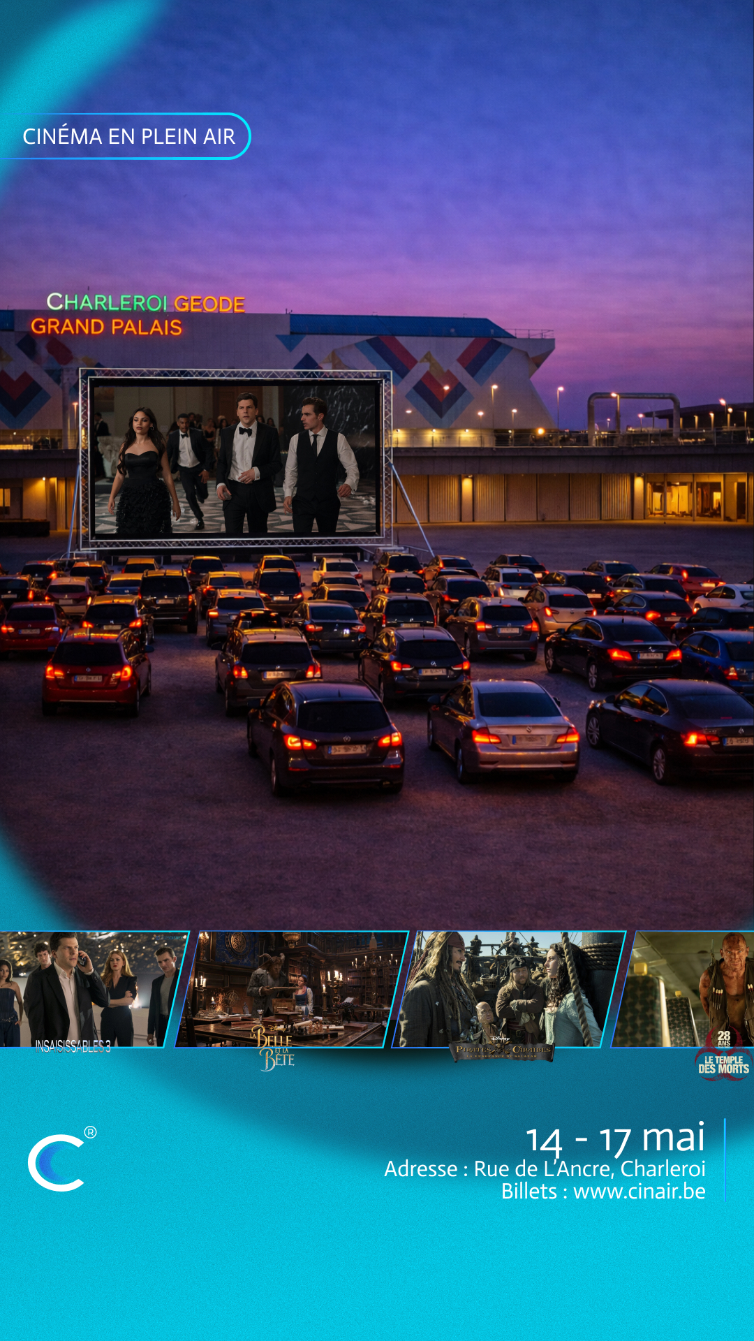 Cinair Belgium Facebook ad