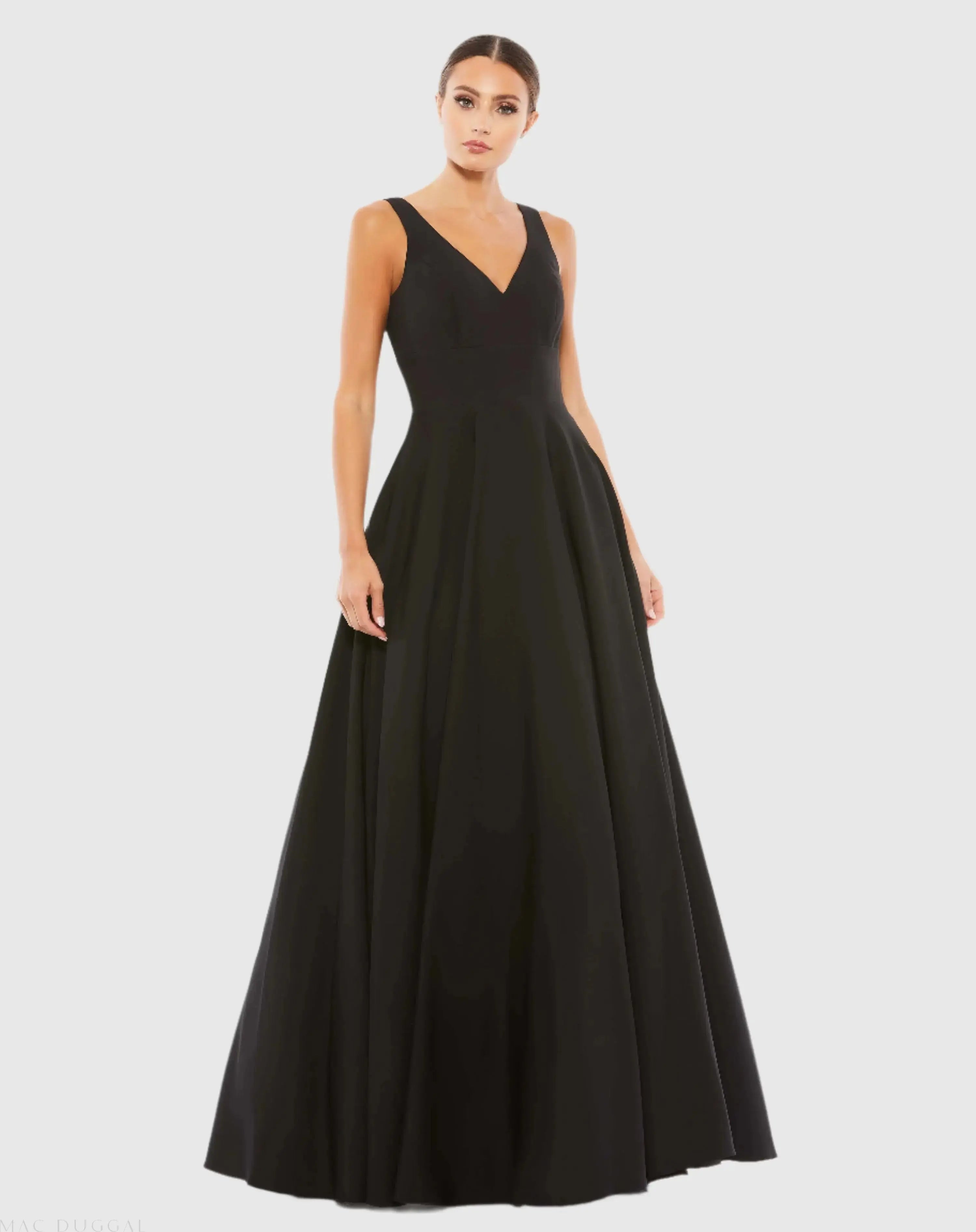 Mac Duggal Facebook ad: Iconic silhouettes. Elevated moments.