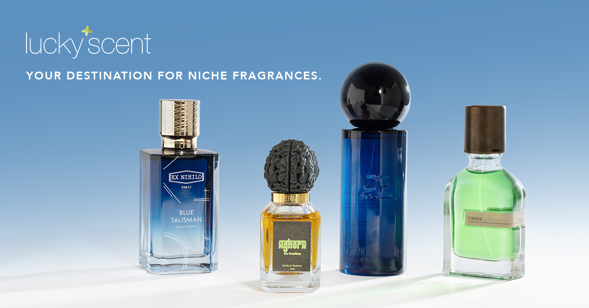 Luckyscent Facebook ad: Find your signature scent.