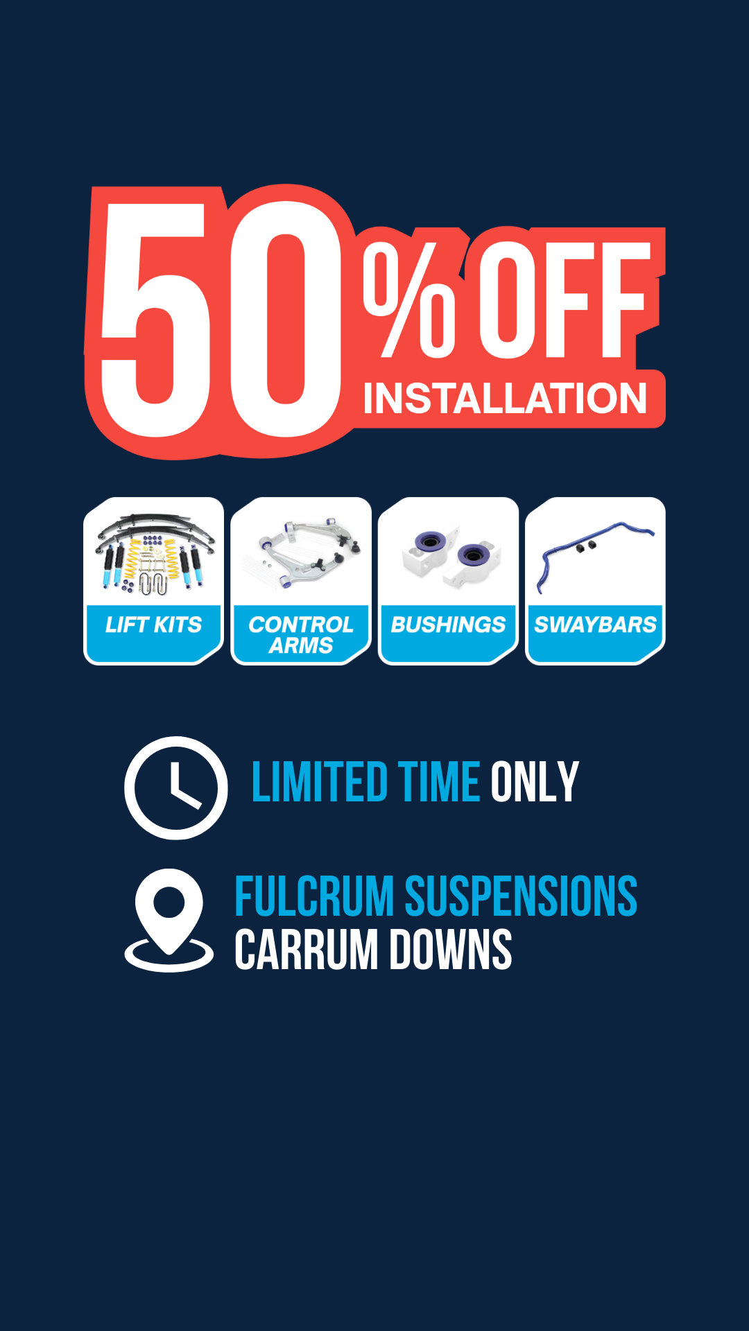 Fulcrum Suspensions Facebook ad