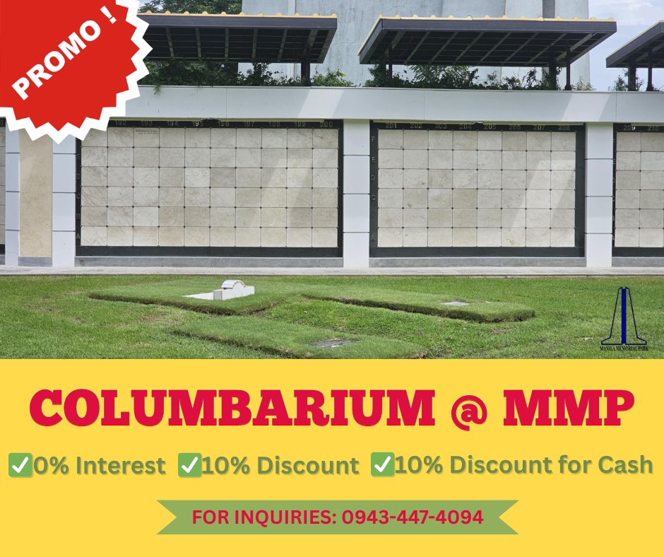 Manila Memorial Park by VEEM Group Facebook ad from Mar 15, 2026