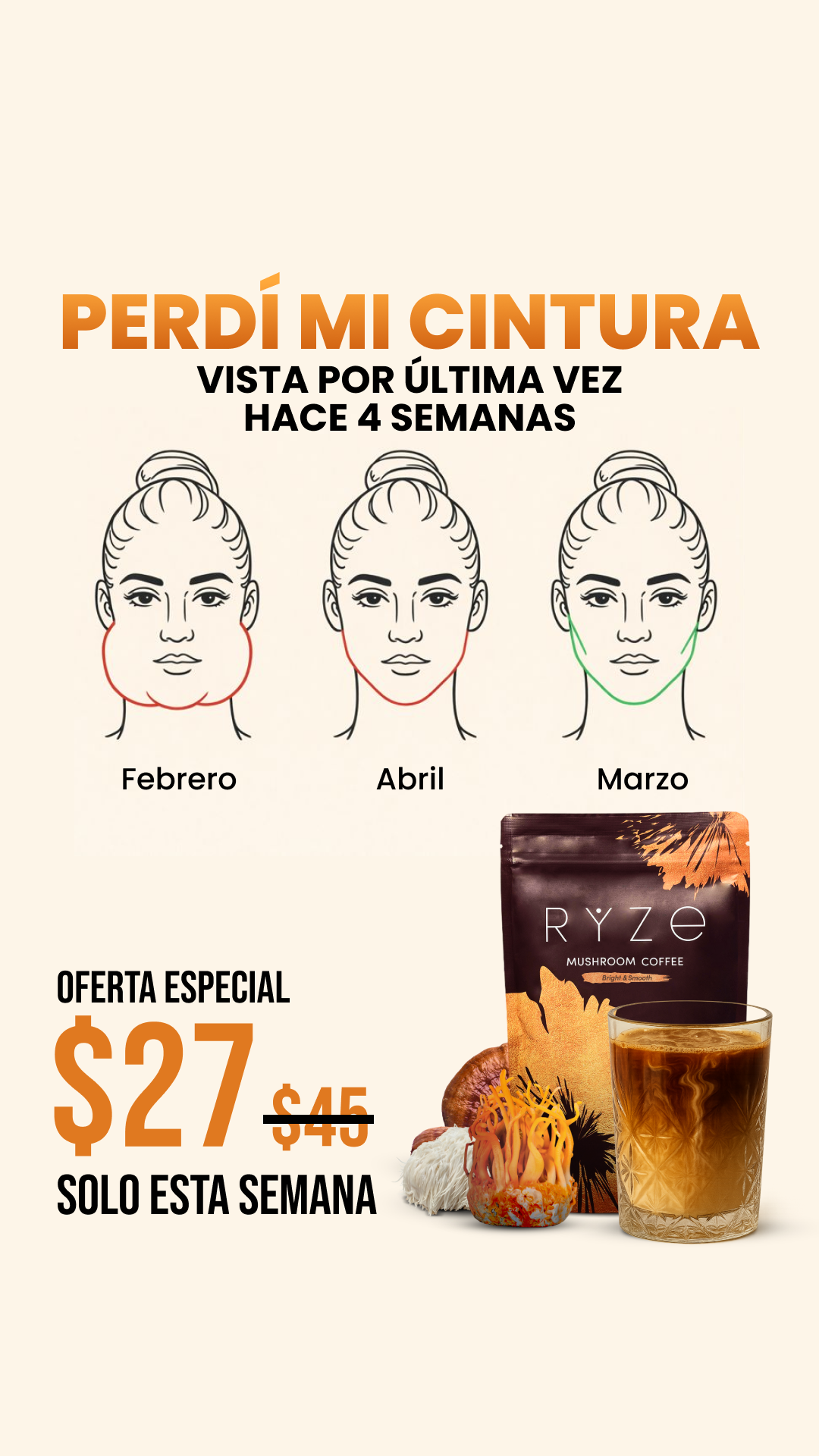 RYZE Superfoods Facebook ad