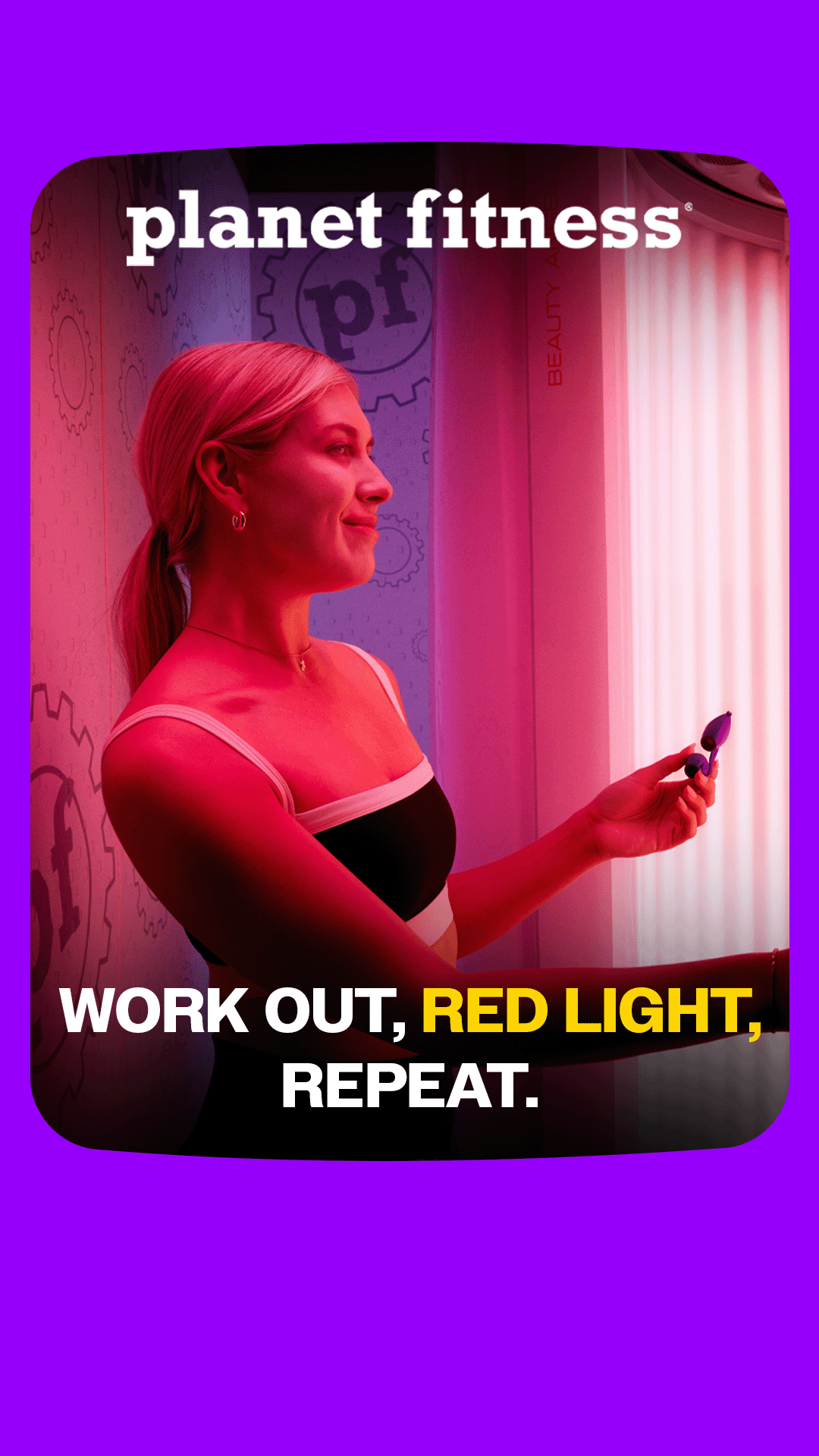 Planet Fitness Facebook ad
