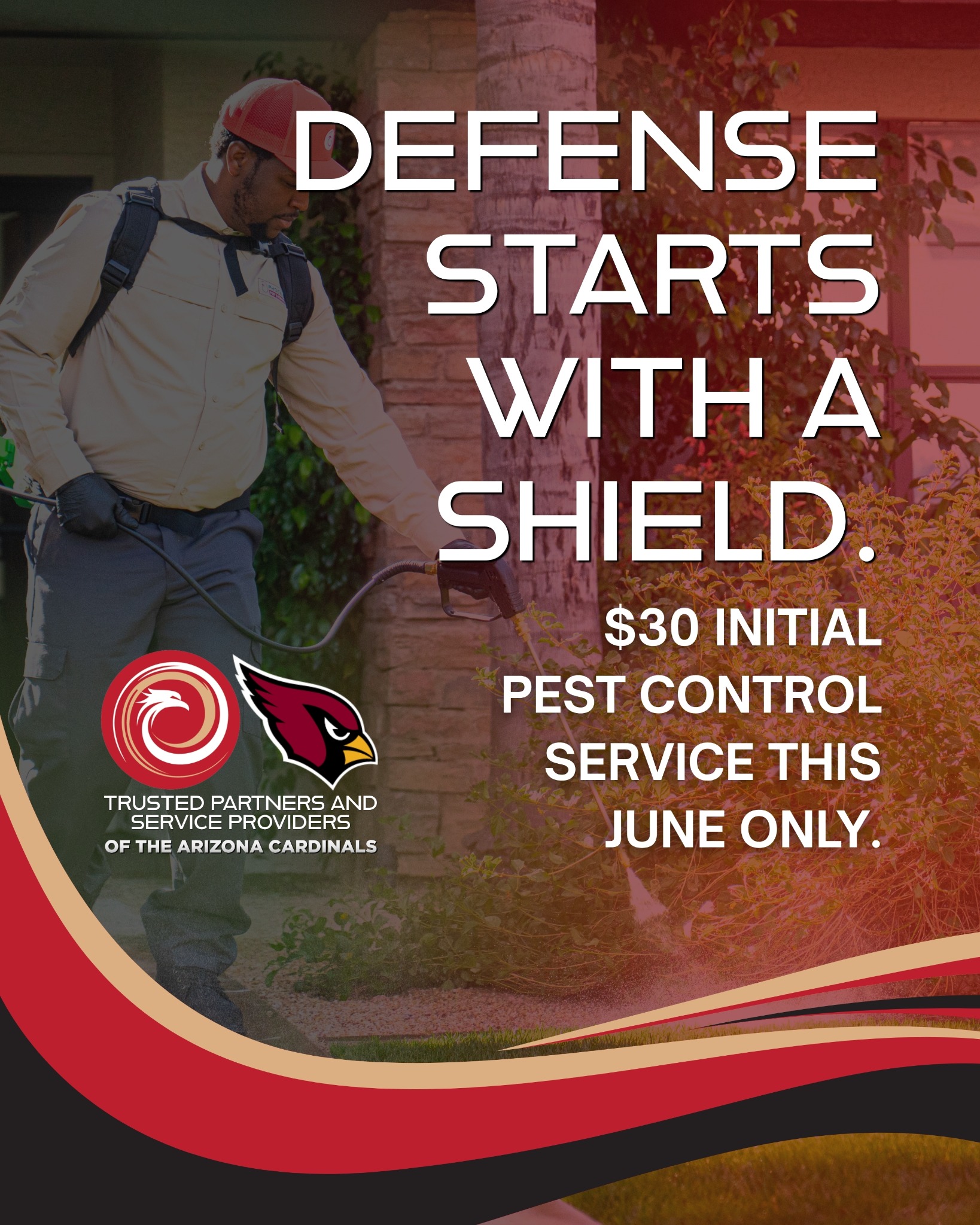 Phoenix Pest & Termite Control Facebook ad from Jun 1, 2026