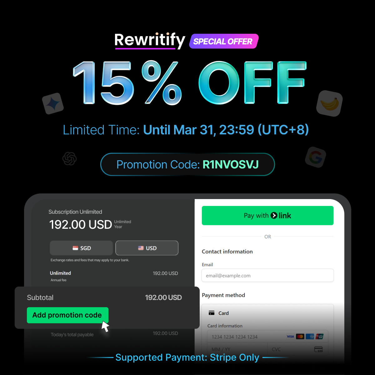 Rewritify Facebook ad