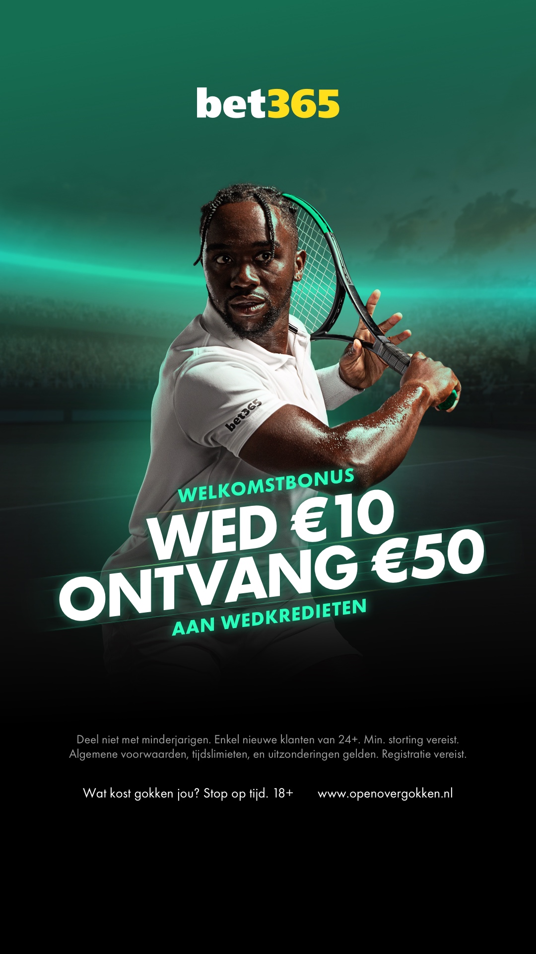 Sport & Casino - bet365 Nederland Facebook ad