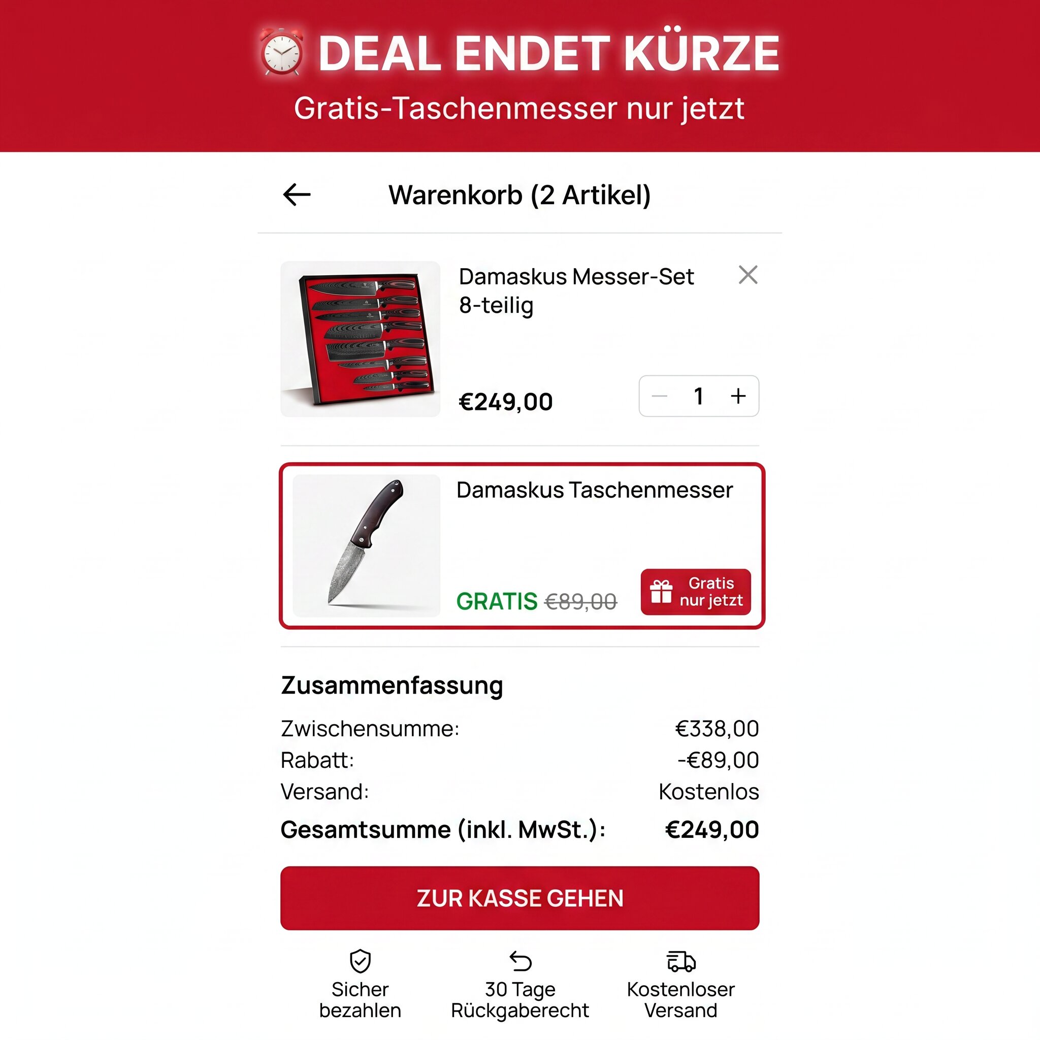 Küchenkompane Facebook ad