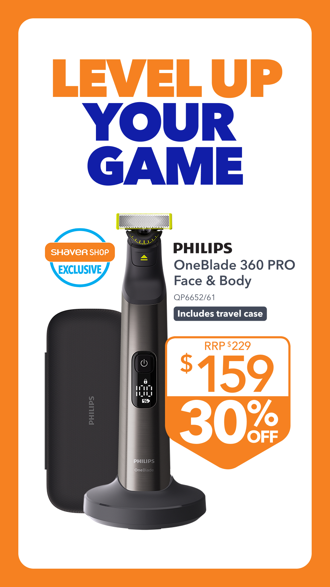 Shaver Shop Facebook ad