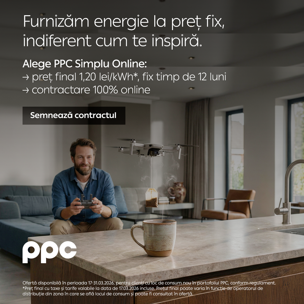 PPC Romania Facebook ad