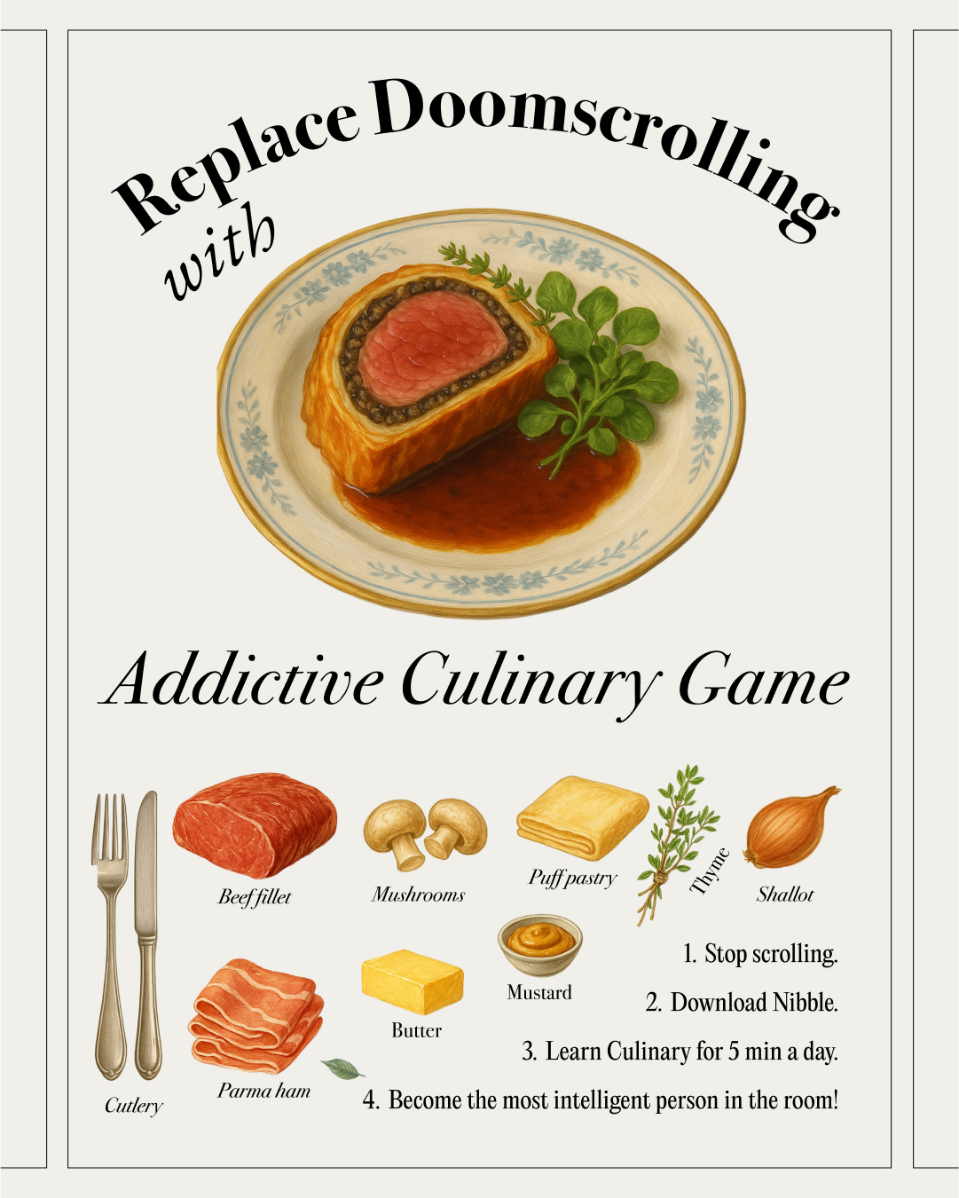 Nibble Facebook ad