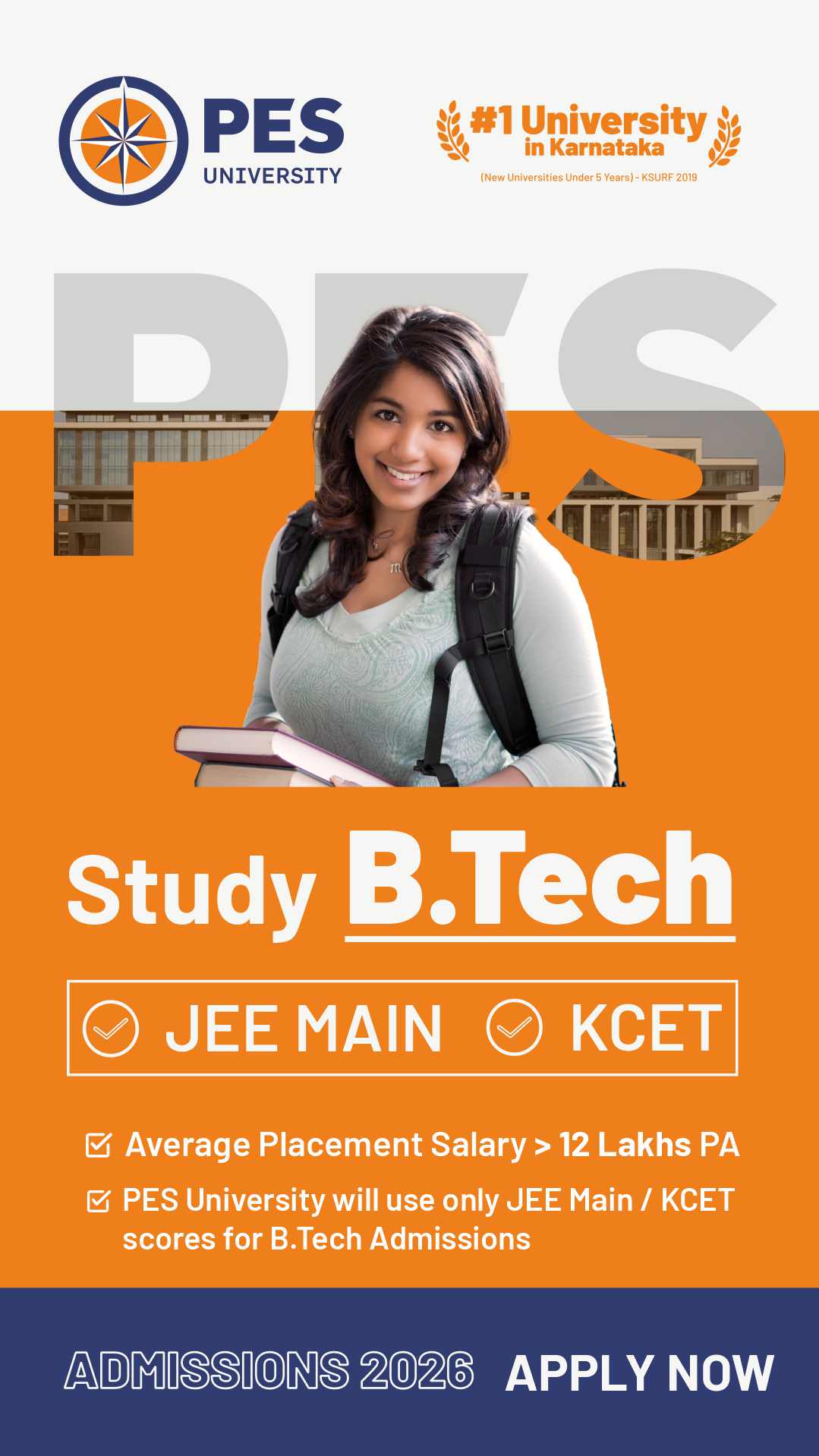 PES University Facebook ad