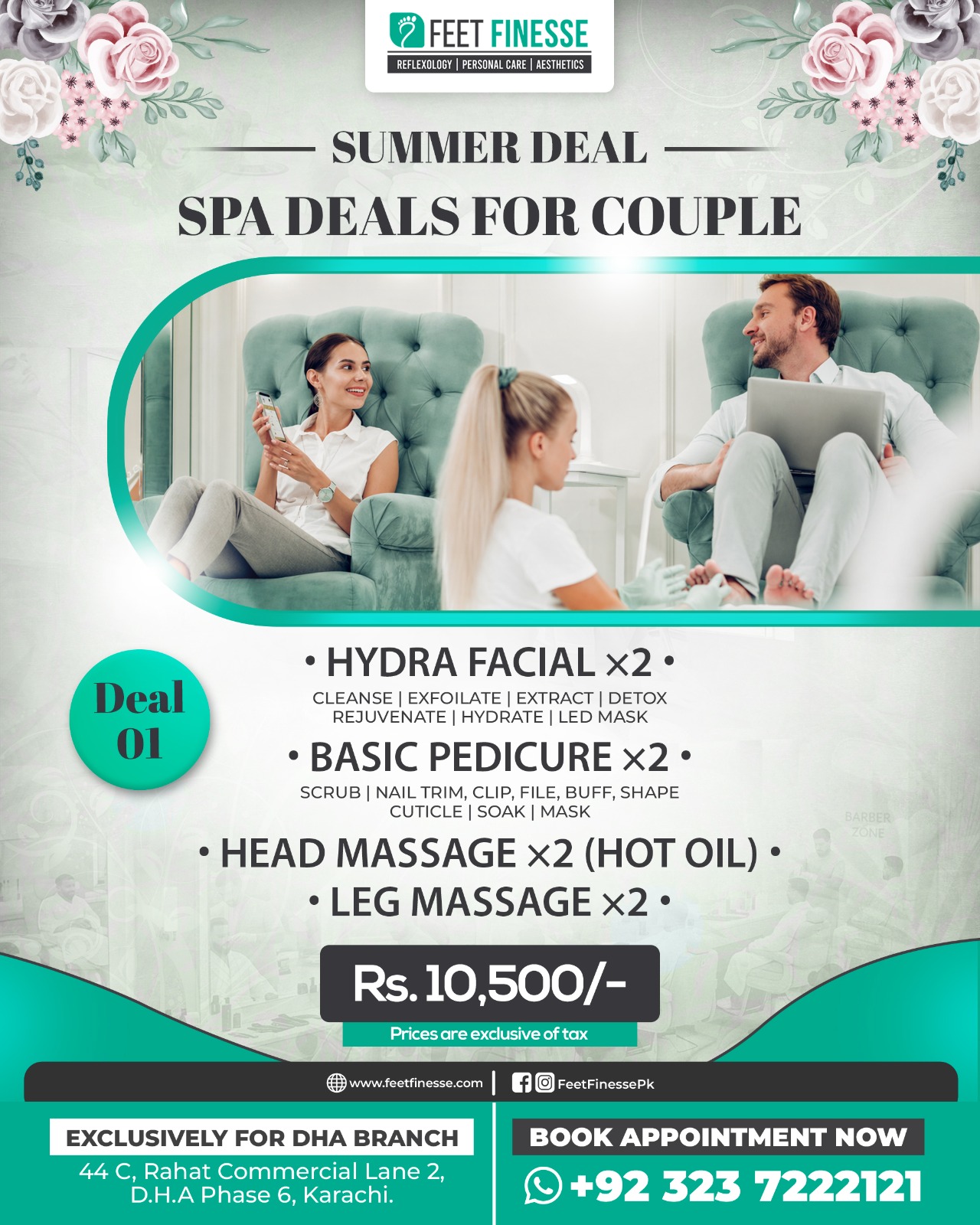 Feet Finesse Facebook ad: Treat yourself & your loved one to pure…