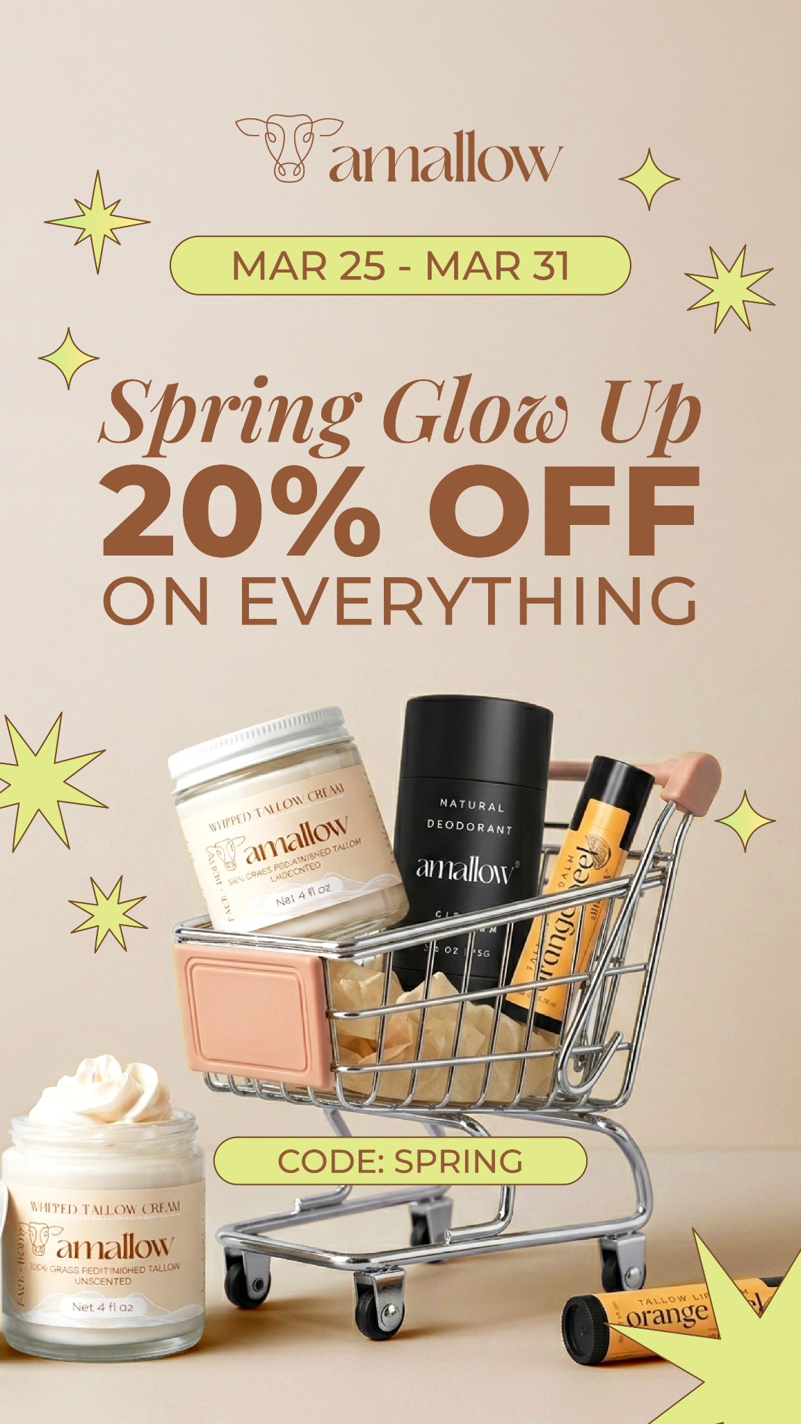 Amallow Naturals Facebook ad