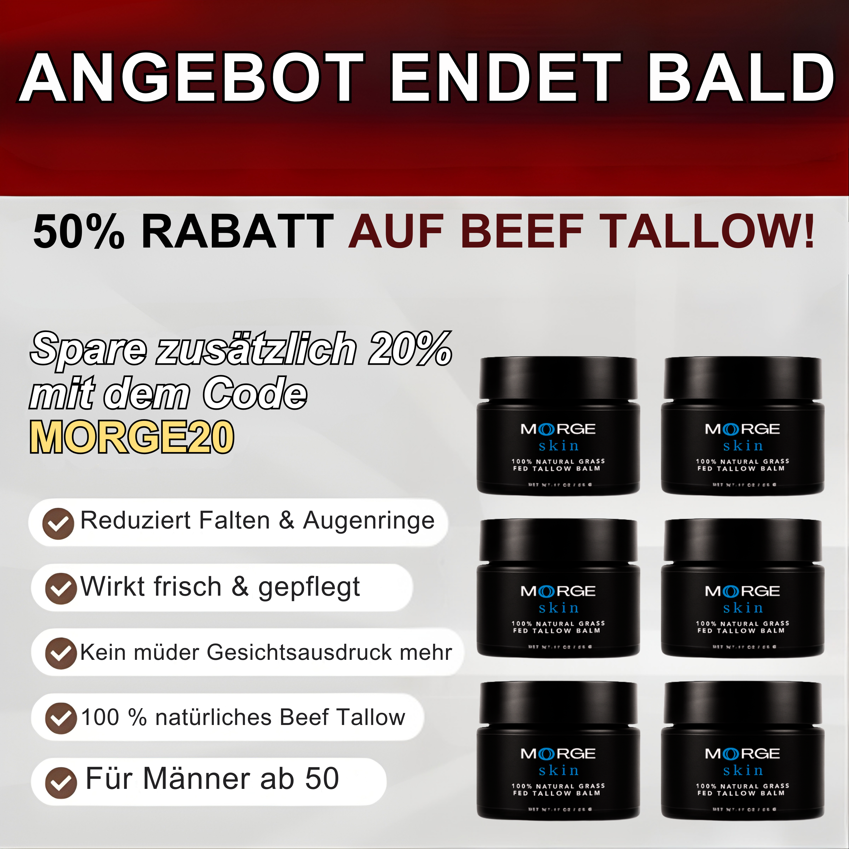 Morge Skin Facebook ad