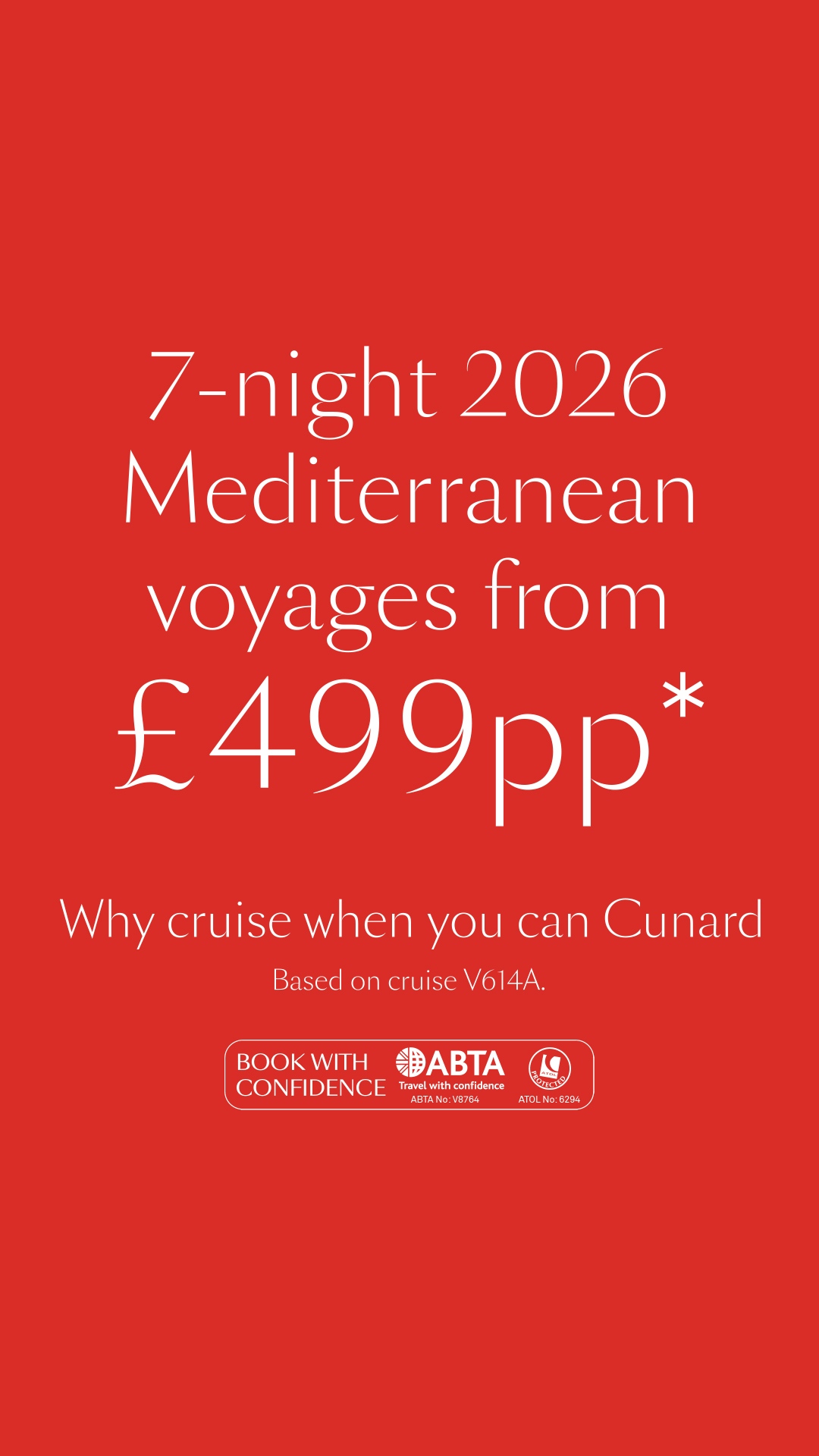 Cunard Facebook ad from Jun 18, 2026