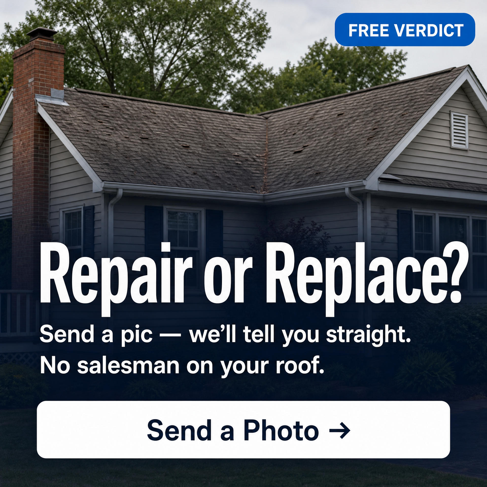 Roofing Match Facebook ad: Find Out What Your Roof Really Needs