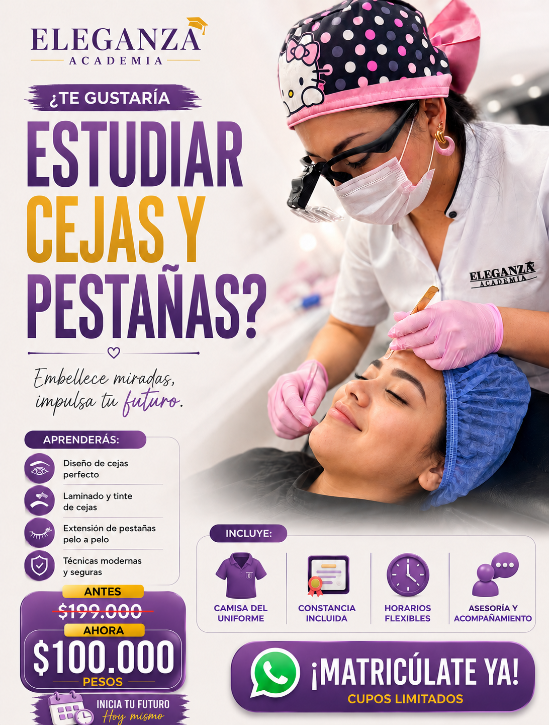 Eleganza Academia Bucaramanga Facebook ad: ๐๐จ๐ฅ๐ฆ๐ข ๐๐๐๐๐ฆ
