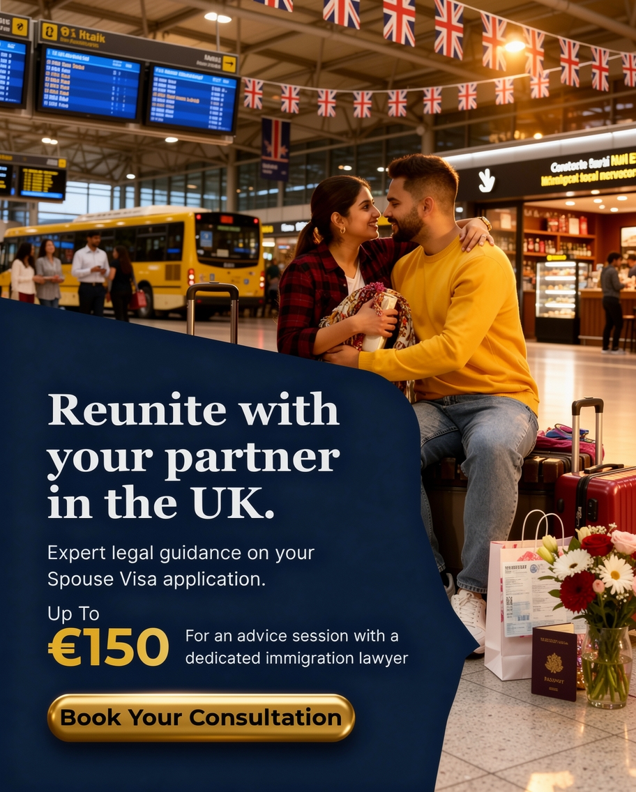 IASimmigration Facebook ad: Apply for your UK spouse visa today