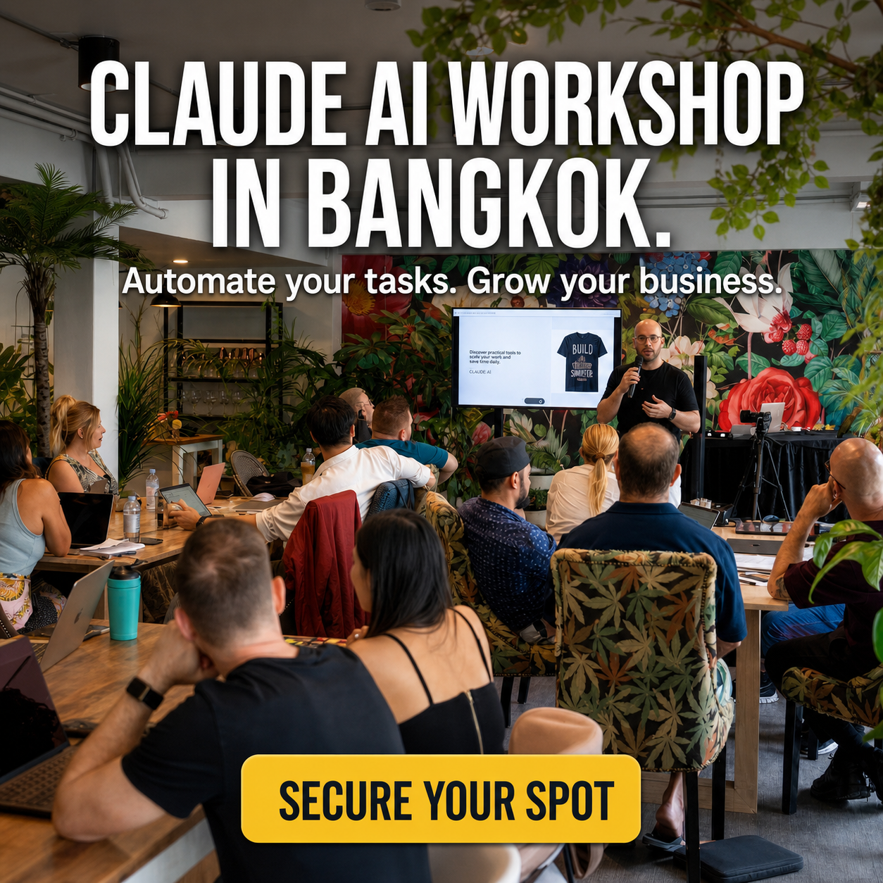 AI CEO Bangkok Facebook ad: The Only Hands-On AI Workshop in BKK