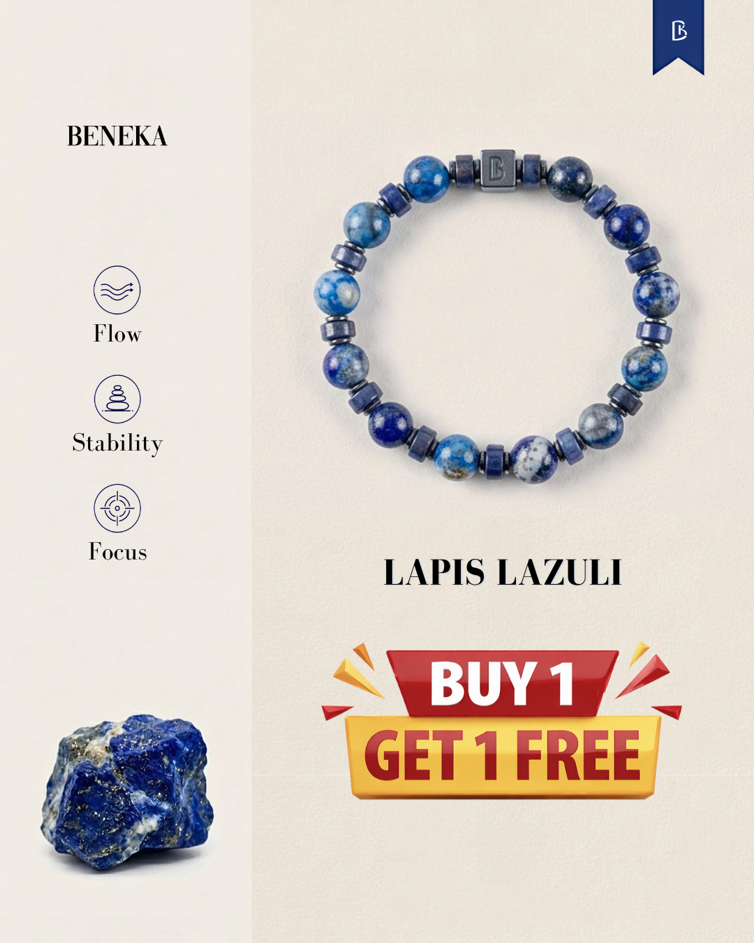Beneka.com Facebook ad: Buy 1 Get 1 FREE Today