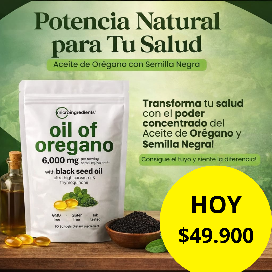 El.Bunker Facebook ad: Aceite de Orégano en Cápsulas