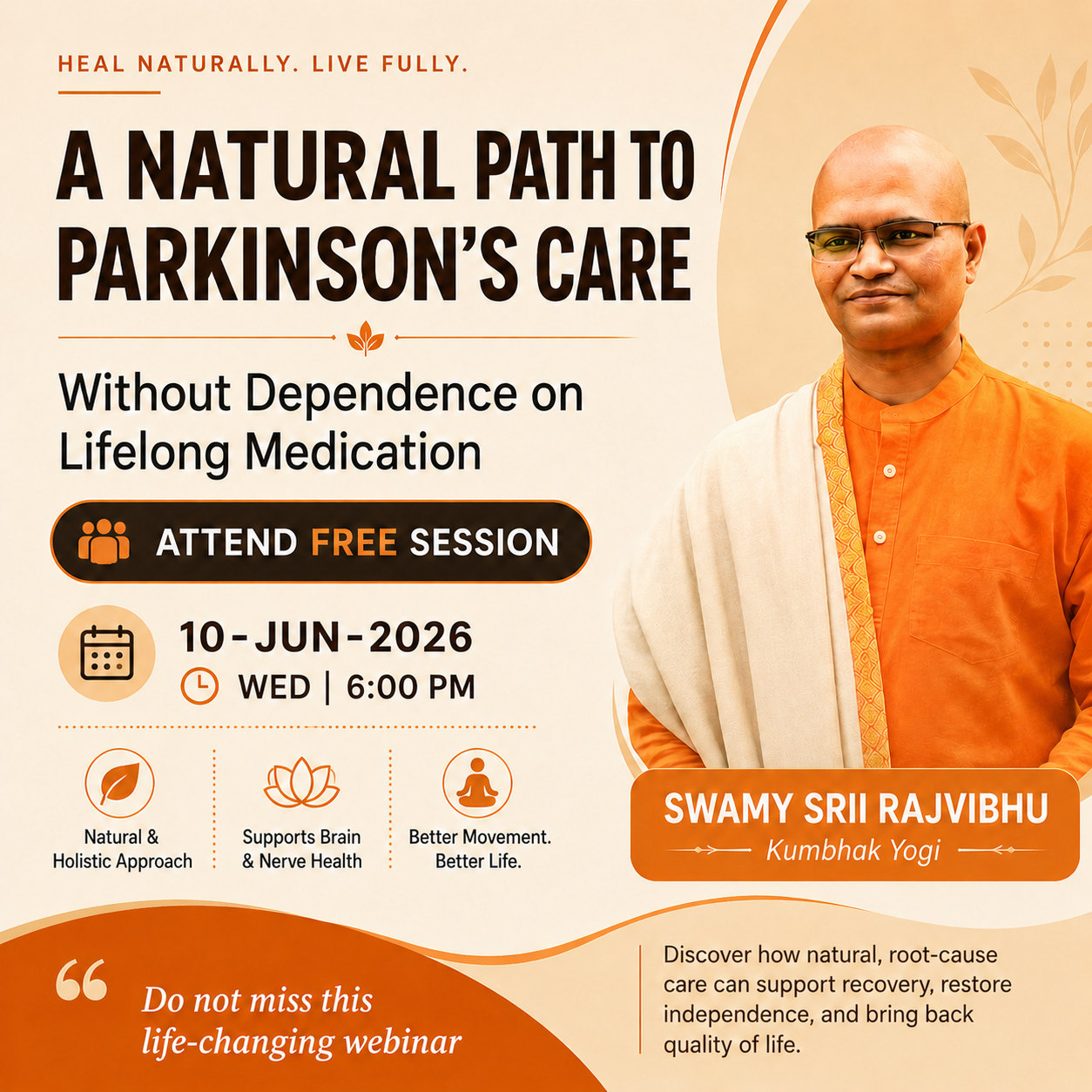 AVISA Healing & Fitness Facebook ad: Parkinson’s Care with Breath-Based Therapy
