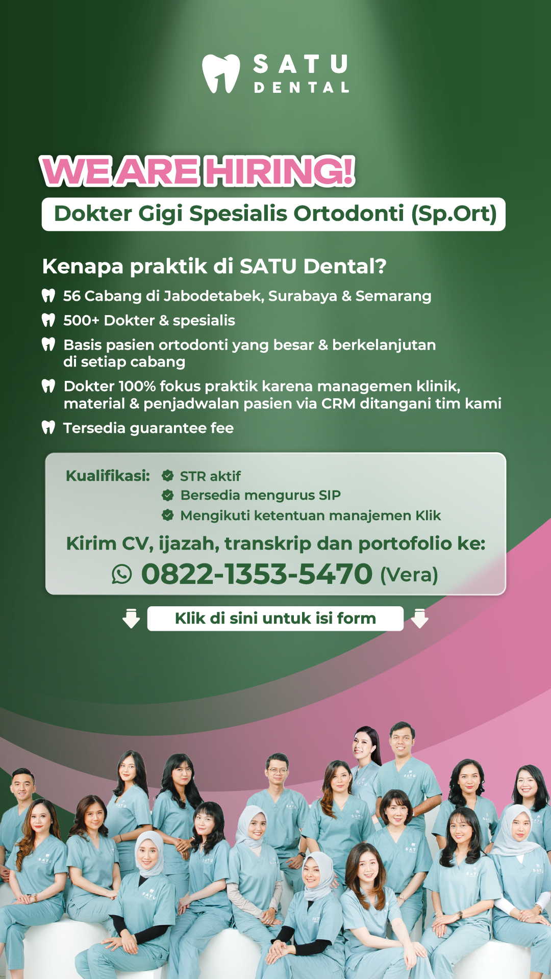 Satu Dental Facebook ad