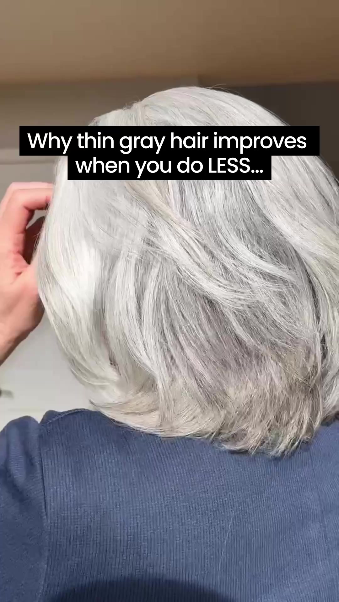 Humby Organics Facebook ad: Shampoo & Conditioner for Thinning Gray Hair