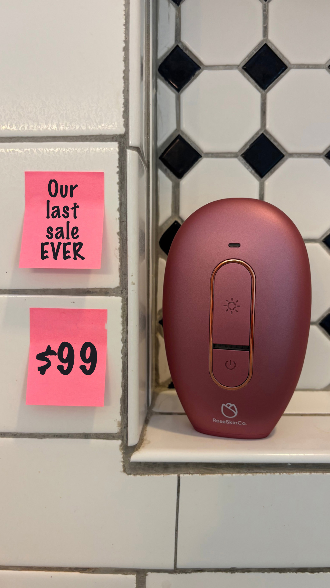 Rose Skin Co Facebook ad