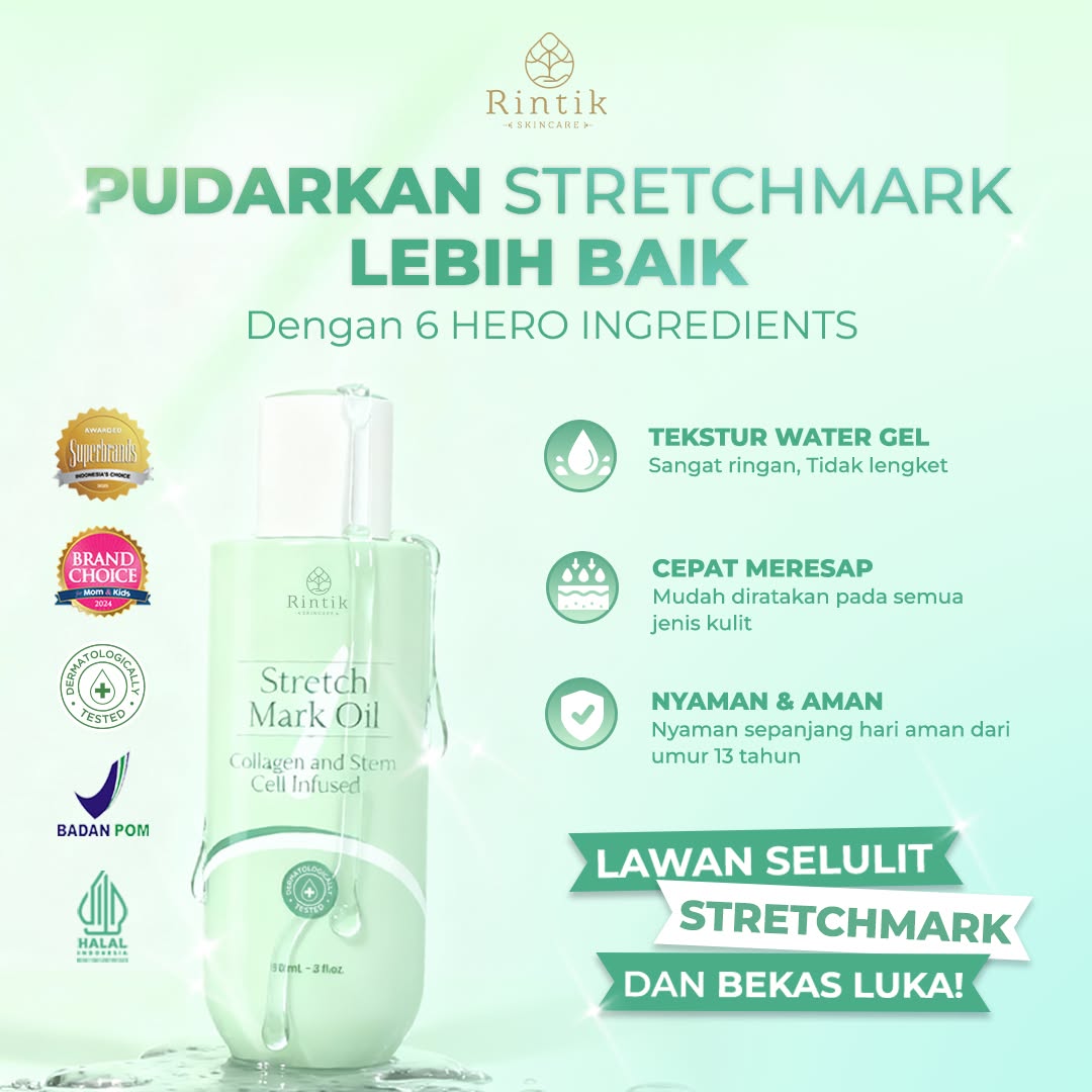 Rintik Skincare Facebook ad: Cegah & Rawat Stretchmark Jadi Lebih Baik