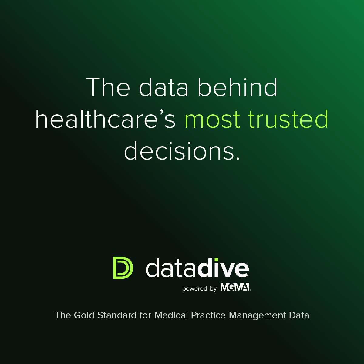 Medical Group Management Association (MGMA) Facebook ad: Access the Latest Data on Provider Pay
