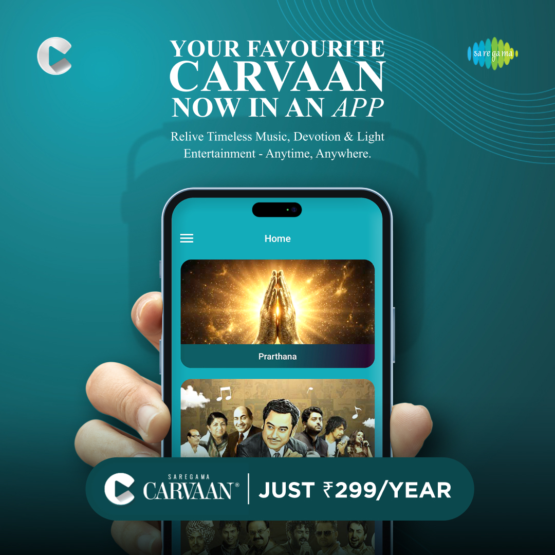 Saregama Facebook ad: Carvaan by Saregama-Music App
