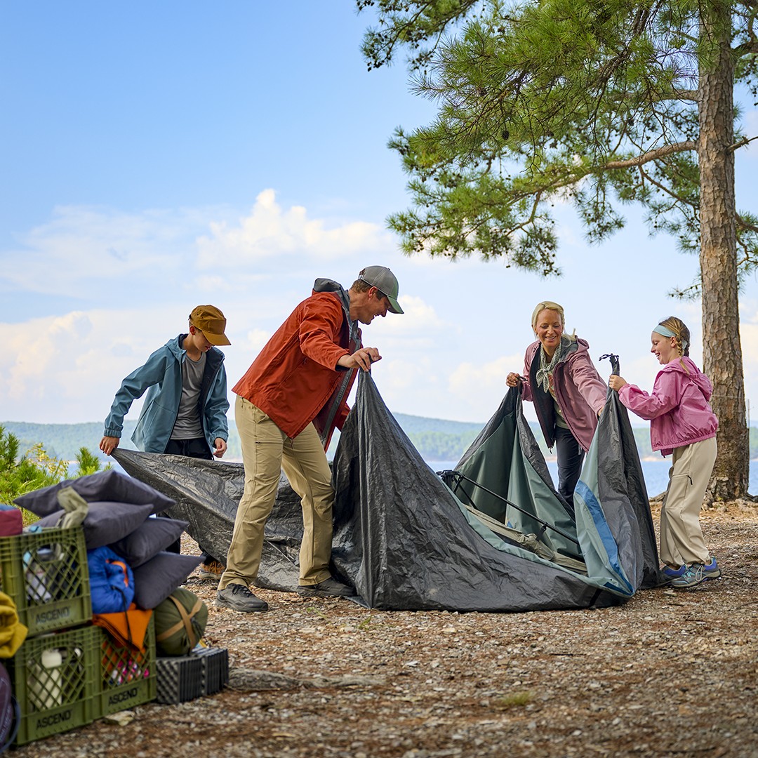 Ascend Outdoors Facebook ad: Wherever the trail leads-Ascend gear is built to…