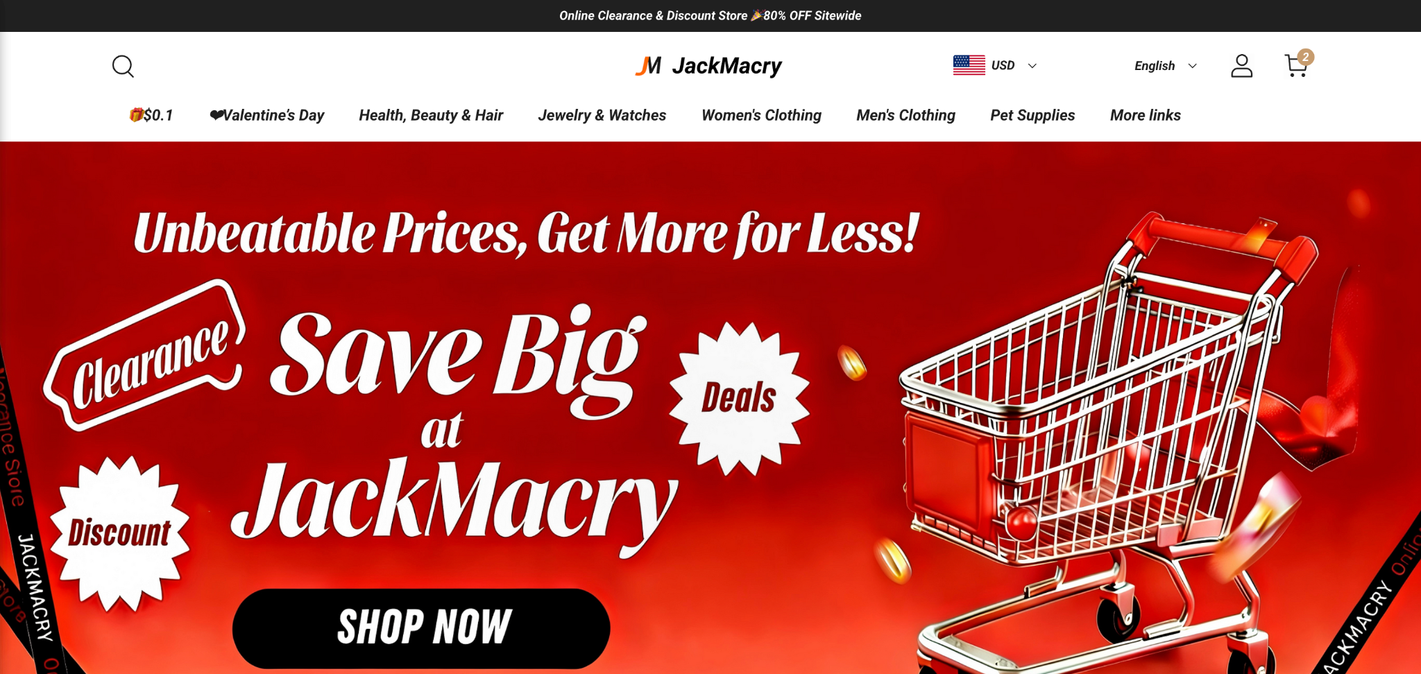 JackMacry Marketplace Facebook ad