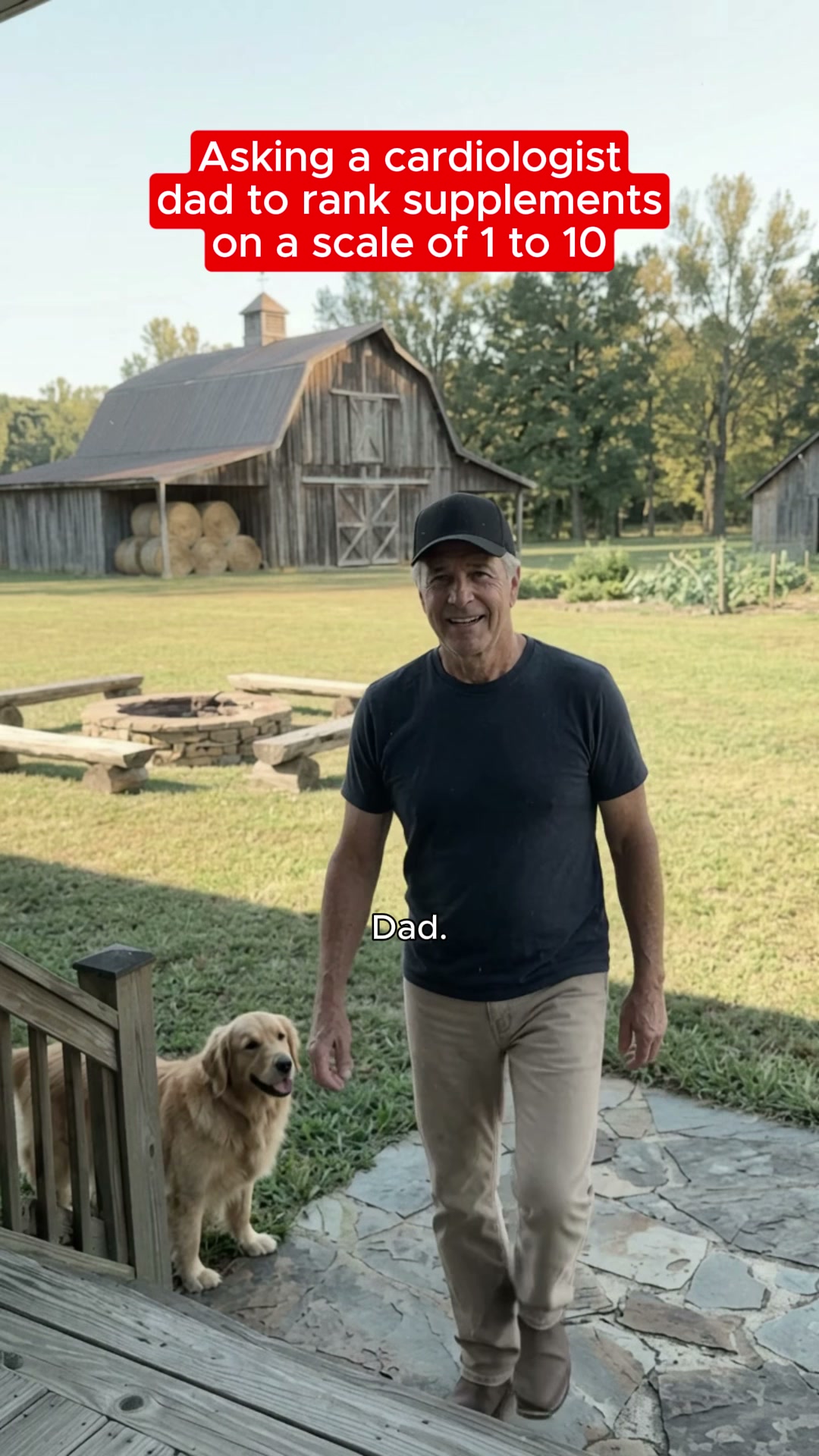 The Longevity Edit Facebook ad: French Discovery my dad rated 9/10
