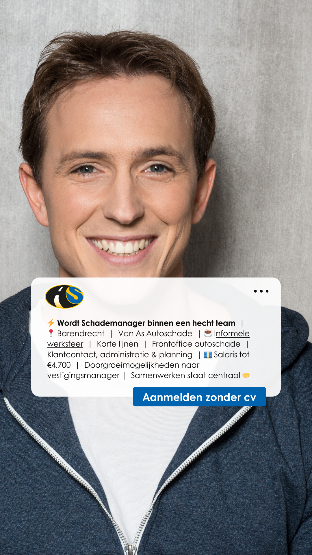 Werken bij van As Facebook ad from Feb 15, 2026