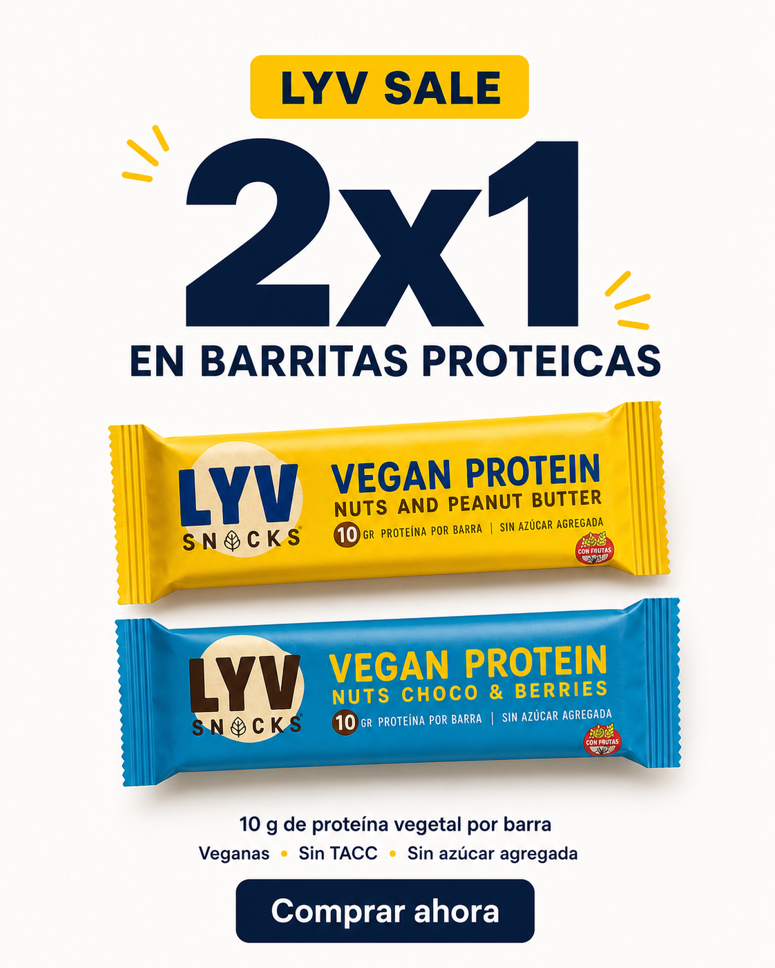 LYV Snacks Facebook ad