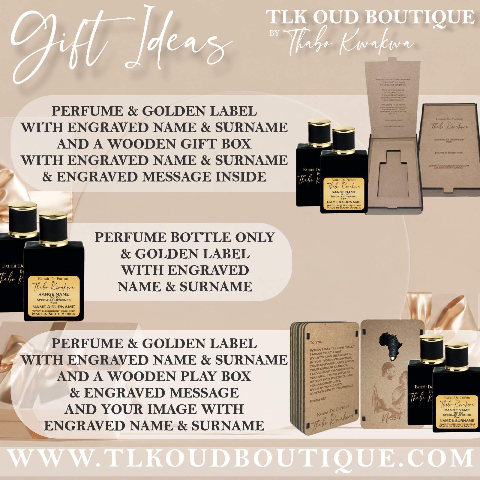 TLK OUD Boutique Facebook ad